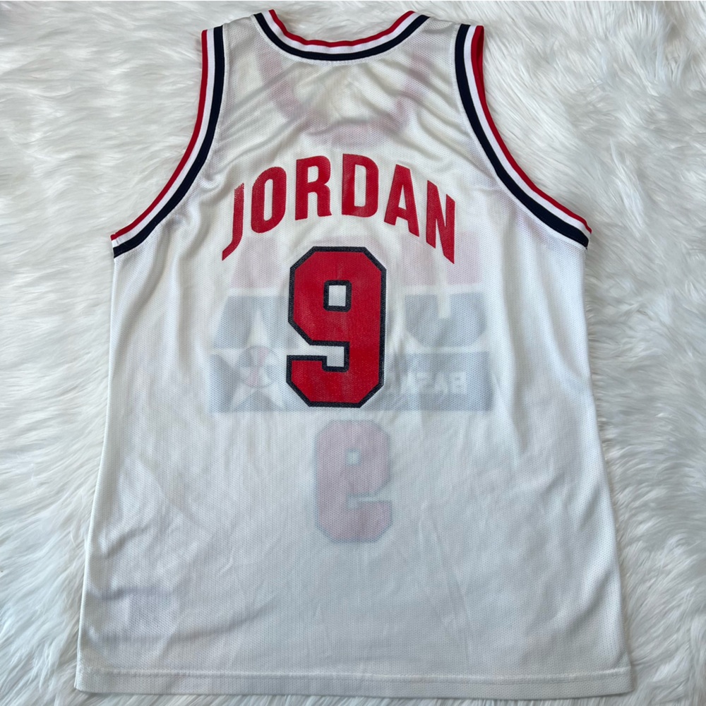 Vintage‎ Authentic Michael Jordan Team USA Olympics Champion Jersey - Picture 5 of 7